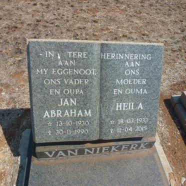 NIEKERK Jan Abraham, van 1930-1990 &amp; Heila 1933-2015