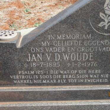 WOUDE Jan, v.d. 1895-1976