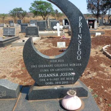 PRINSLOO Johannes Stephanus 1915-1987 &amp; Susanna Josina DE BEER 1922-2003