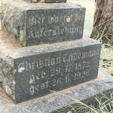 ENDEMANN Christian 1872-1926