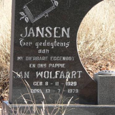 JANSEN Jan Wolfaart 1929-1979