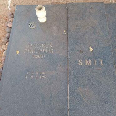 SMIT Jacobus Philippus 1918-1987 & Johanna Susanna Sophia 1923-2015