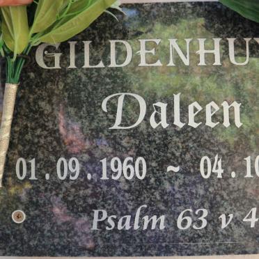GILDENHUYS Daleen 1960-2019