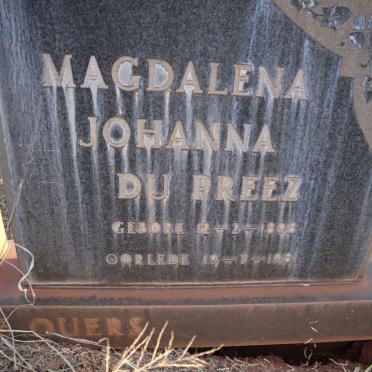 BEER Anthonie Johannes, de 1886-1930 &amp; Magdalena Johanna DU PREEZ 1898-1981