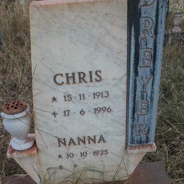 DREYER Chris 1913-1996 :: DREYER Nanna 1925-