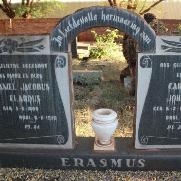 ERASMUS Daniel Jacobus Elardus 1909-1970 &amp; Carolina Johanna 1910-1987