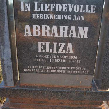 ERASMUS Abraham Eliza 1950-2018