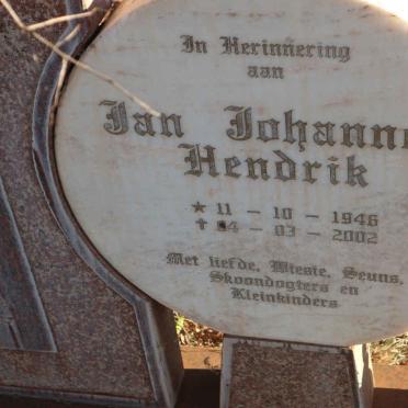 FOURIE Jan Johannes Hendrik 1946-2002