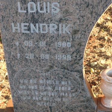 FRIEDLANDER Louis Hendrik 1980-1999