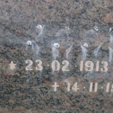 HOFFMAN Jacobus Johannes Philippus 1913-1994