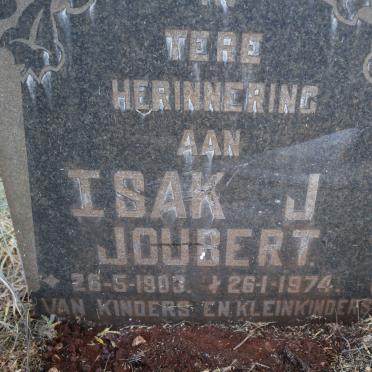 JOUBERT Isak J. 1903-1974