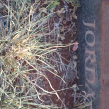 JORDAAN Jorrie 1916-2004