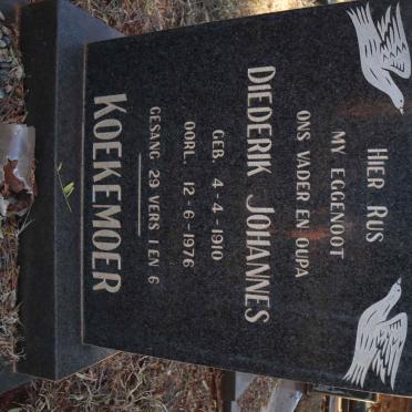 KOEKEMOER Diederik Johannes 1910-1976