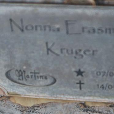 KRUGER Nonna Erasmus 1967-2015