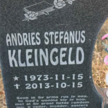 KLEINGELD Andries Stefanus 1973-2013