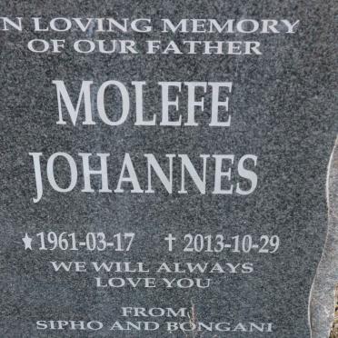 MOLEFE Johannes 1961-2013