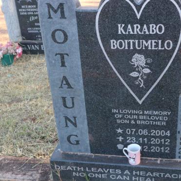 MOTAUNG Karabo Boitumelo 2004-2012