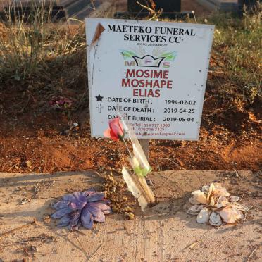 MOSIME Moshape Elias 1994-2019