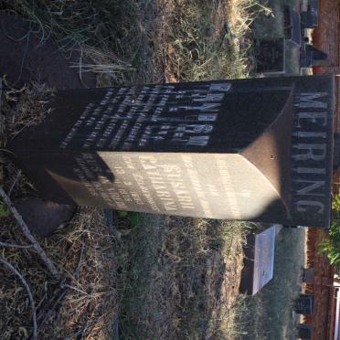 MEIRING Ernest 1891-1974 &amp; Susarh Catharina GELDENHUYS 1893-1975