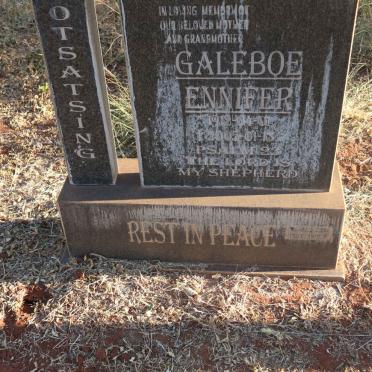 MOTSATSING Galeboe Ennifer 1912-2005