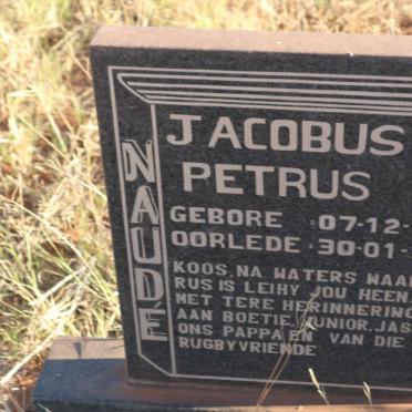 NAUDE Jacobus Petrus 1961-2010