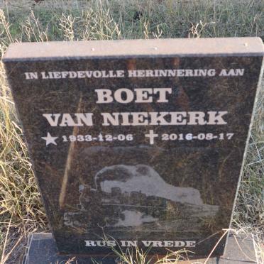 NIEKERK Boet, van 1933-2016