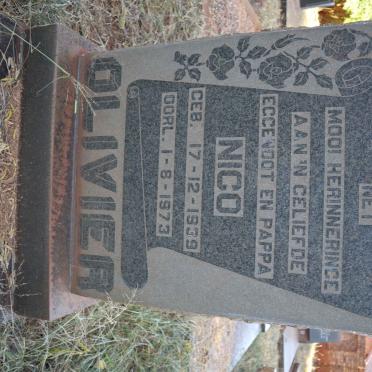 OLIVIER Nico 1939-1973