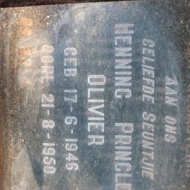 OLIVIER Henning Pringle 1946-1950