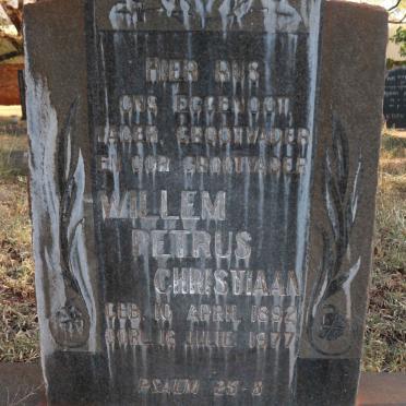 PRETORIUS Willem Petrus Christiaan 1892-1977