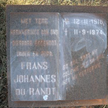 RANDT Frans Johannes, du 1910-1974