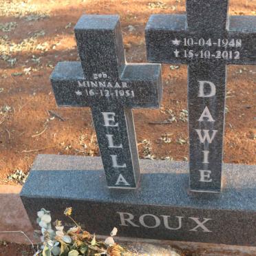 ROUX Dawie 1948-2012 &amp; Ella MINNAAR 1951-