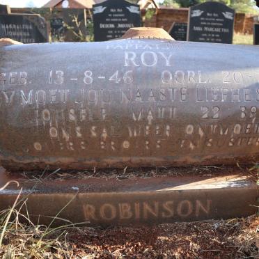 ROBINSON Roy 1946-1976