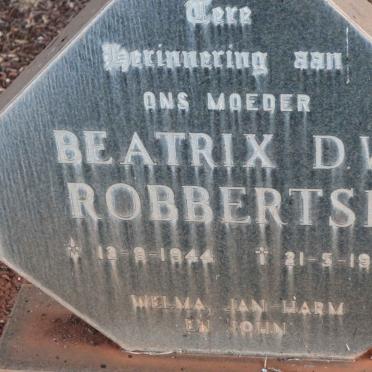 ROBBERTSE Beatrix D.W. 1944-1987