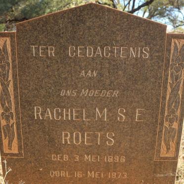 ROETS Rachel M.S.E. 1896-1973