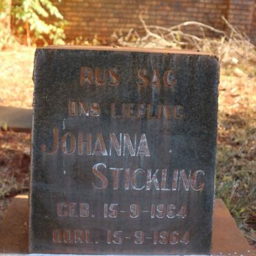 STICKLING Johanna 1964-1964