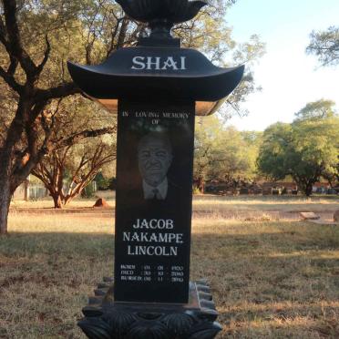 SHAI Jacob Nakampe Lincoln 1920-2010