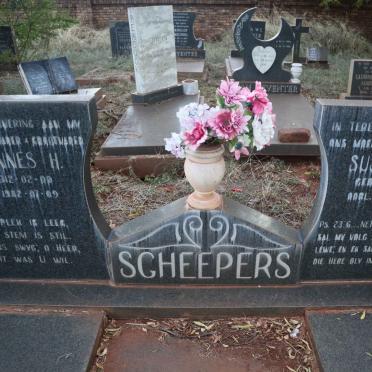 SCHEEPERS Johannes H. 1912-1982 &amp; Susara J.M. 1927-2013