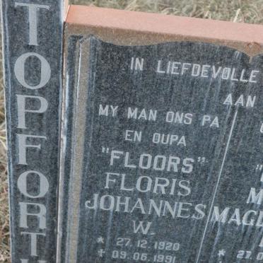 STOPFORTH Floris Johannes W. 1920-1991 &amp; Maria Magdalena E. 1929-1997