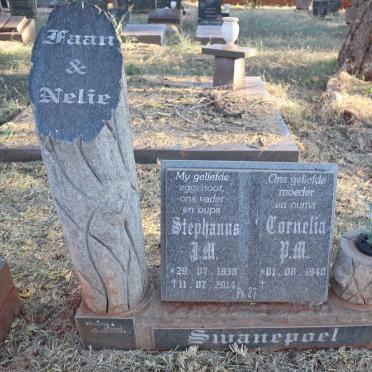 SWANEPOEL Stephanus J.M. 1938-2014 &amp; Cornelia P.M. 1940-