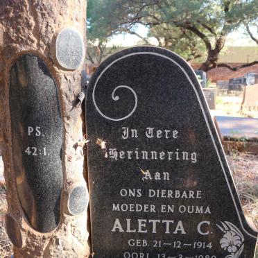 STEENEKAMP Aletta C. 1914-1989