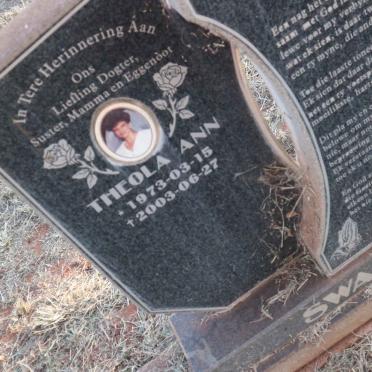 SWART Theola Ann 1973-2003