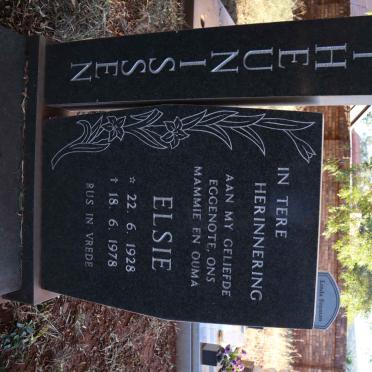 THEUNISSEN Elsie 1928-1978