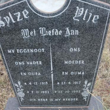 TORPSTRA Sytze 1915-1992 &amp; Atje 1917-1995