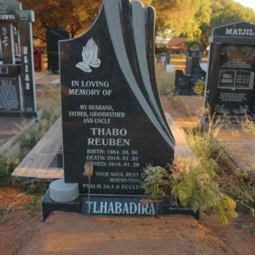 TLHABADIRA Thabo Reuben 1964-2019