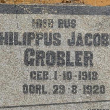 GROBLER Philippus Jacobus 1918-1920