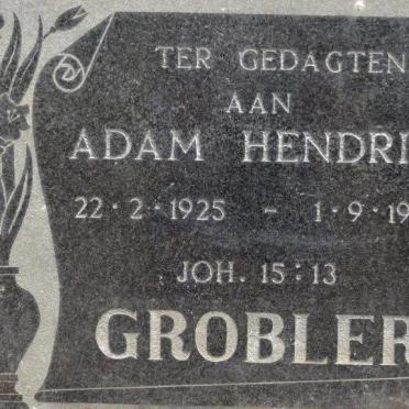 GROBLER Adam Hendrik 1925-1972