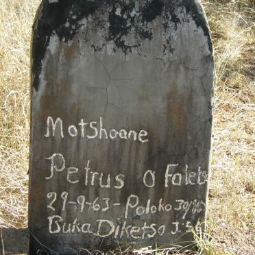 MOTSHWANE Petrus -1963