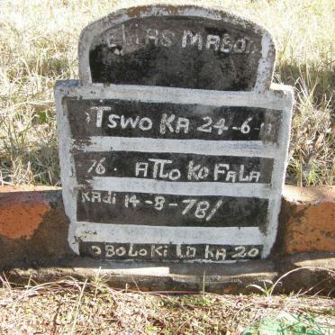 MABOTE Elias -1978