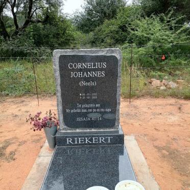 RIEKERT Cornelius Johannes 1955-2018