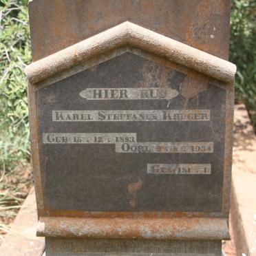 KRUGER Karel Steffanus 1883-1934